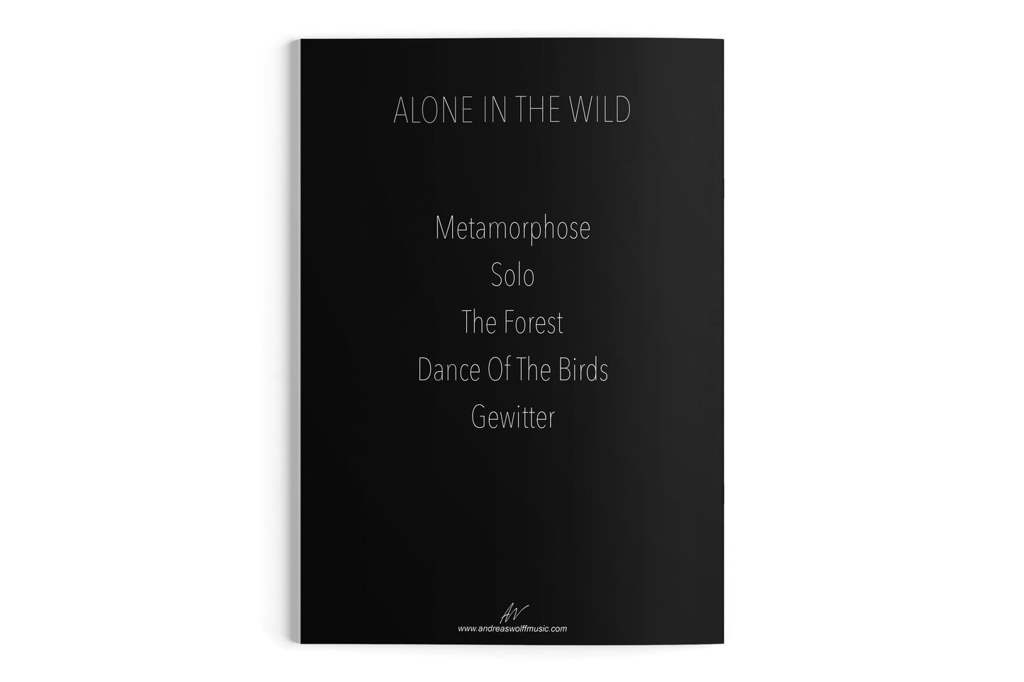 Alone In The Wild Book Back