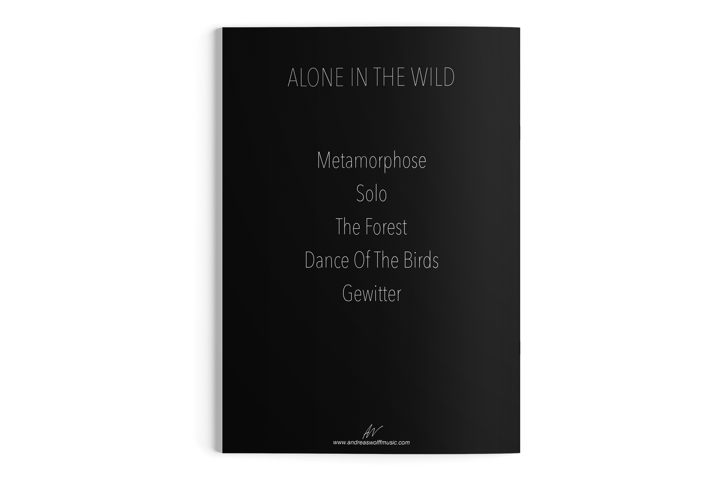 Alone In The Wild (Piano Solo Book)