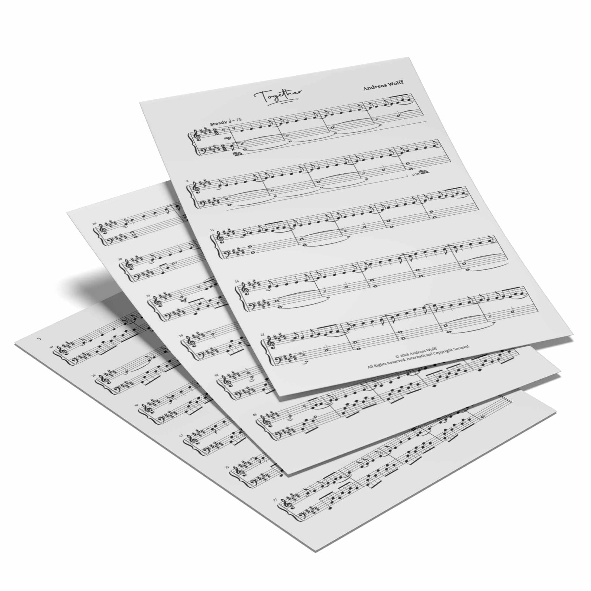 Together Digital Sheet Music